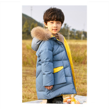 Physical Exercise Cold Resistance Windproof White Duck Down Kids Jacket